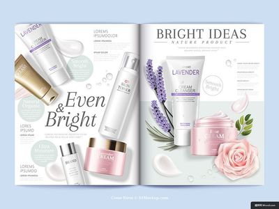 天然之美 雜志風(fēng)簡(jiǎn)約護(hù)膚品畫(huà)冊(cè)設(shè)計(jì)理念